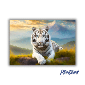 Retablo decorativo de Tigre Blanco