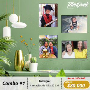 Combo #1 de 4 retablos personalizados