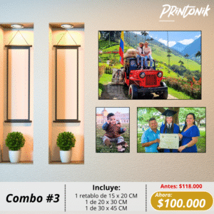 Combo #3 de 3 retablos personalizados