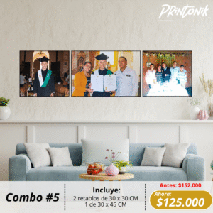 Combo #5 de 3 retablos personalizados