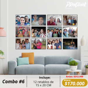 Combo #6 de 12 retablos personalizados
