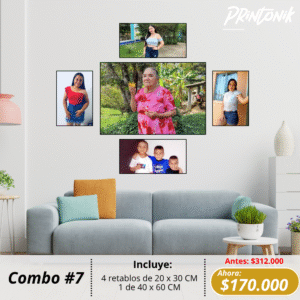 Combo #7 de 5 retablos personalizados
