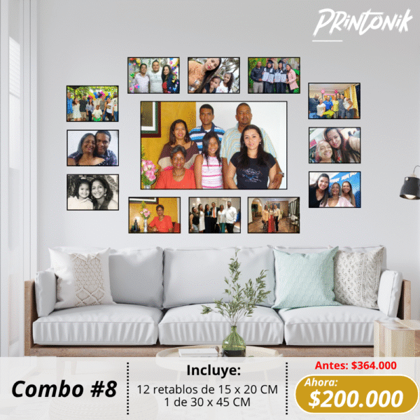 Combo #8 de 12 retablos personalizados