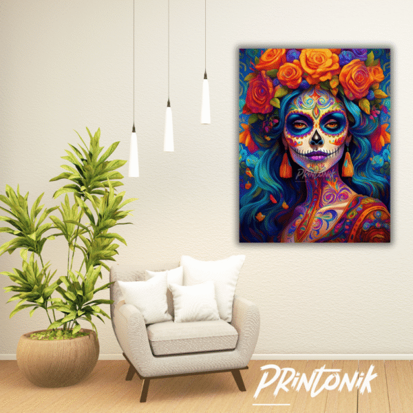 Catrina en Retablo Decorativo MDF - Image 2