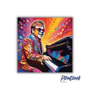 Retablo Decorativo Elton John