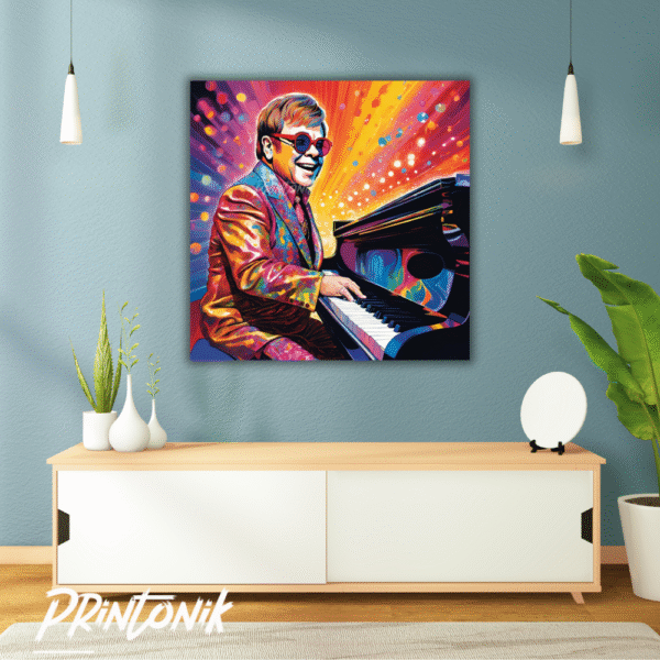 Retablo Decorativo Elton John - Image 2