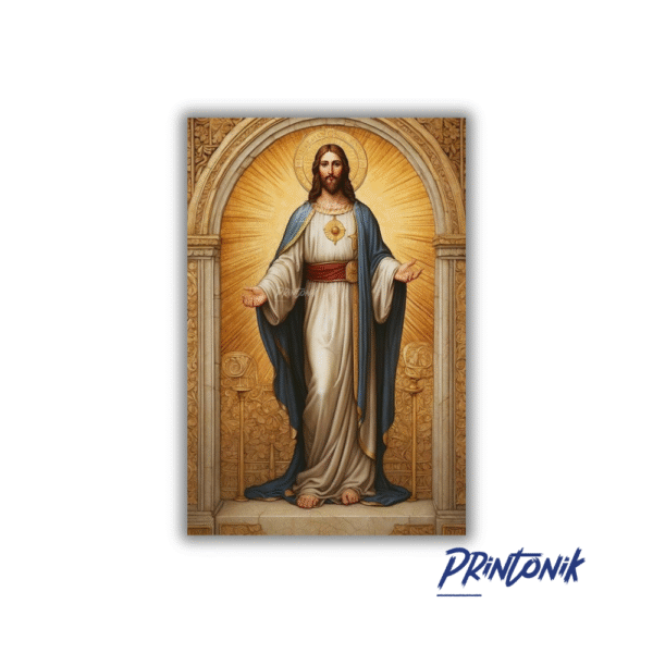 Retablo Sagrado Corazón de Jesús en MDF
