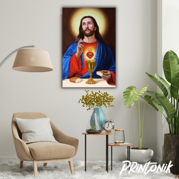 Retablo del Sagrado Corazón con Cáliz - Image 2