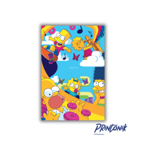 Retablo moderno de Los Simpson