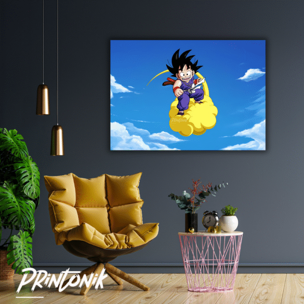 Retablo Goku niño en la nube MDF - Image 2