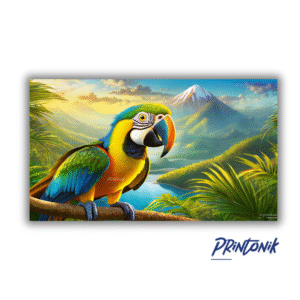 Retablo Guacamaya Azulamarilla