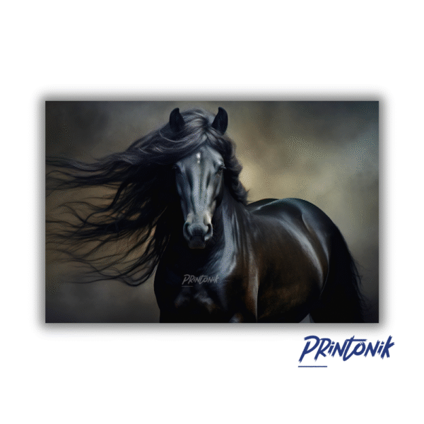 Retablo de Caballo Negro MDF