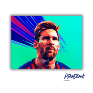 Retablo Decorativo Messi Pop Art